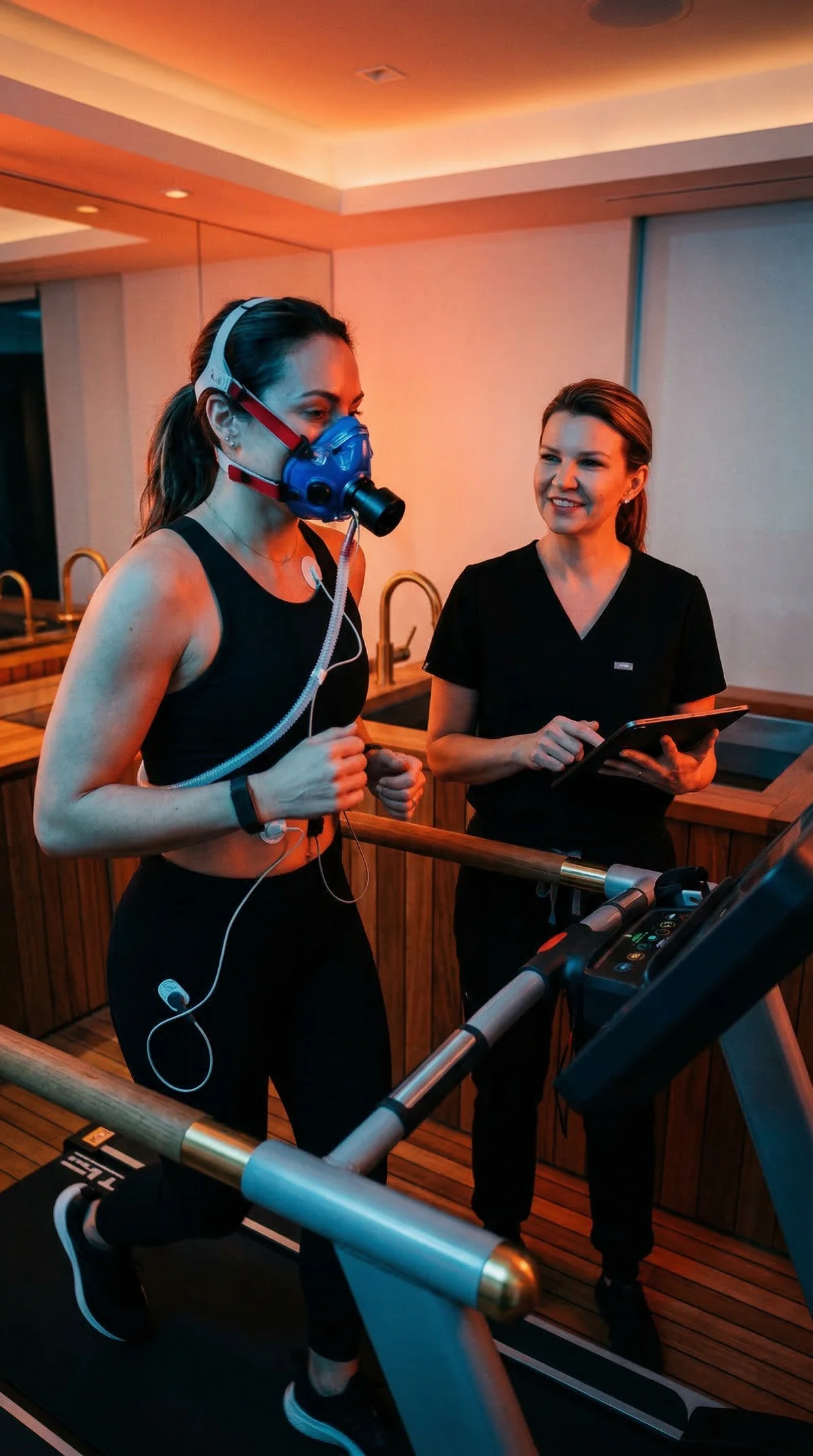 Dr. V discussing longevity strategies with a patient